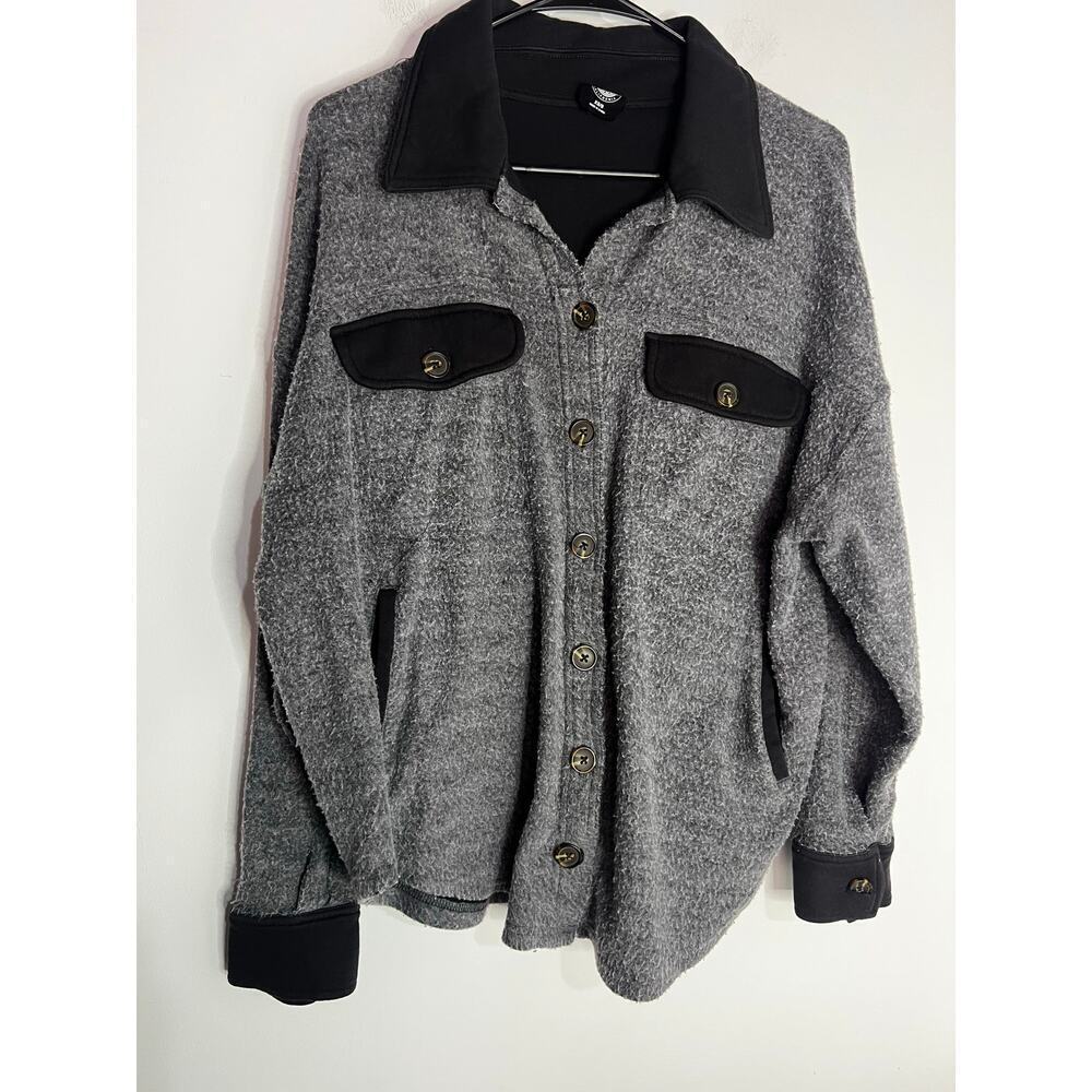 Pacsun Homecoming Button Down Shacket Size XS/S